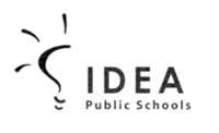 IDEA Public Schools logo featuring half of a lightbulb.