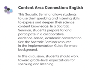 PhD Science English Content Area Connection